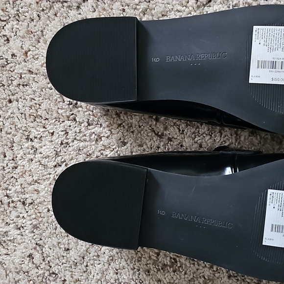 NWT Banana Republic Sz 9 black loafers - Picture 12 of 14